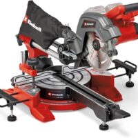 Einhell Akku-Zug-Kapp-Gehrungssäge TE-SM 36/8 L Li-Solo Power X-Change, 36 V, max. 65 mm x 305 mm Schnitttiefe/-breite, Ø 216 mm Sägeblatt, neigbarer Sägekopf