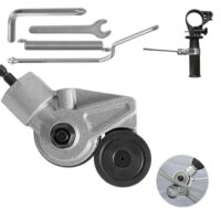 Elektrische Bohrplatte mit Metallschere und Nibbler Bohraufsatz - Eine elektrische Bohrschere für schnelle und effiziente Schnitte in Metall