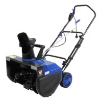 Elektro Schneefräse mit 2 LED Leuchten, 2400 W Schneeräumgeräte mit drehbarem Auswurfkanal für sicheres Arbeiten auf Schnee und Eis