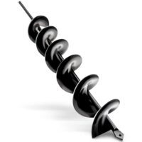 Gartenbohrer Schwarz: Ein universeller Gartenwerkzeug zum Bohren von Löchern und Entfernen von Unkraut