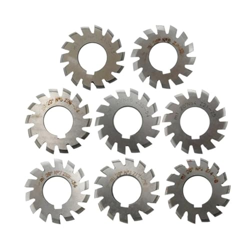 Evolventengetriebe, Zahnradfräser, Hochgeschwindigkeitsstahl-Evolventenzahnradfräser, M0.4-M5.0 Modul PA20 Grad