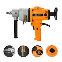 Fayelong Diamant-Kernbohrmaschine, hochwertige Bohrmaschine für harte Materialien wie Stahl und Beton, mechanische Kupplung, Überlastungsschutzgerät, 1800 U/min, 180 mm Bohrkapazität