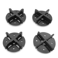 Terrassenplatten Fugenkreuz mit Teller, 100 Stück, für Heimwerkerprojekte, verschiedene Fugenbreiten