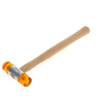 GEDORE Plastikhammer, Ø 27 mm, Auswechselbare Köpfe aus Cellulose-Acetat, Robuster Stiel aus Esche für sanfte Schlagarbeit und Werkstück-Richtung