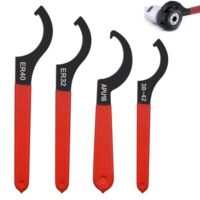 Gewindeschlüssel-Satz mit 4 Stücken, ideal für Heimwerker und Outdoor-Enthusiasten, Korrosionsbeständig und rostfrei