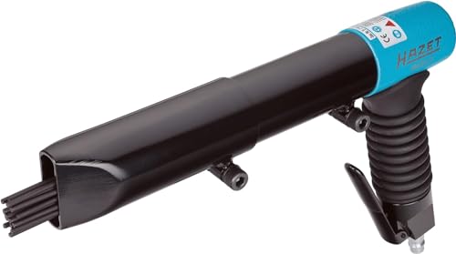 HAZET Nadelentroster 9035-5 I in Pistolenform, 19 Nadeln mit 3 mm Durchmesser und 3200 Schläge pro Minute