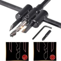 Professionelles Kreisschneider für verschiedene Anwendungen, verstellbare Präzisionskala, ideal für Holz, Kunststoff, Gipskarton und Bastelwerkzeug