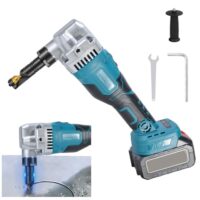 Bürstenlose Elektro-Metallschere mit 360° Drehbarer Knabberkop und Akkubetriebener Metallknabber für professionelle Anwendungen und Heimwerkerprojekte