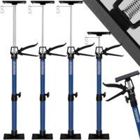 Monzana 4-teiliges Set mit stufenloser Höhenverstellung von 115-290cm, bis zu 30kg belastbar für Deckenspanner und Zargenfeste