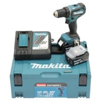Makita DDF485RFJ Akku-Bohrschrauber 18V / 3,0 Ah mit zwei Akkus und Ladegerät im MAKPAC - Bohrschrauber für Heimwerker und Profis
