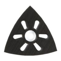 Hochwertige Makita DELTA-Schleifplatte mit Klettverschluss für optimale Oberflächengüte bei Schleifarbeiten an Holz, Metall und Kunststoff.
