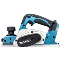 Schnurloser 18V LXT Li-Ion Hobel von Makita mit 82 mm Schneidbreite für professionelles Freischleifen und Bearbeiten von Holz