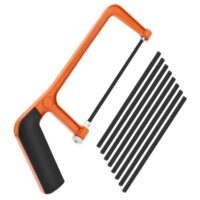 Metallsäge für Metall, Holz und Kunststoff, 8-Zahne-Säge, handgeführte Sägen, Junior-Hacksaw, Mini-Hand-Bügelsäge, für Heimwerker