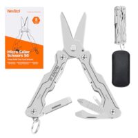 Multitool mit Schere, Feile, Pinzette und Schraubendreher für Outdoor-Aktivitäten und DIY-Projekte