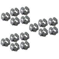 Werkzeughalter aus Federstahl, 15er Set, inkl. Arbeitshandschuhe und Dübel, für Garten und Haus