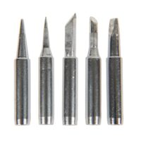 5 verschiedene Lötspitzen für den Einhell Akku-Lötkolben, inklusive Flachspitze, Hufeisenspitze, Messerspitze, Nadelspitze und Punktspitze