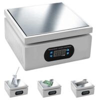 Elektrische Heizplatte mit LED-Anzeige Temperatur Einstell 0-400°C für SMD Löten und Elektronikreparatur