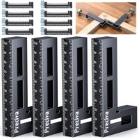 Preciva 90 Grad Positionierwinkel aus Aluminiumlegierung, Rechtwinklige Klemmen für Holzbearbeitung und Heimwerken