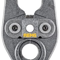 Hochwertige Presszange mit schwenkbaren Pressbacken, kompakter Bauform und sichere Führung für Heimwerker und Fachleute.