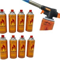 Gasbrenner von SMH LINE, ein vielseitiges Werkzeug für die Zubereitung von Gerichten, mit einer Leistung von 1,3 kW und einer maximalen Temperatur von 1300°C.