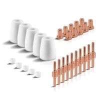 STAHLWERK PT-31 Plasmazubehör, Verschleißteile für PT-31 CUT Plasmaschneider-Brenner, Set 30-teilig