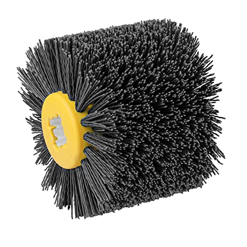 Schleifbürste mit 240 Körnung, Nylonbürste für Holzverarbeitung und Polieren