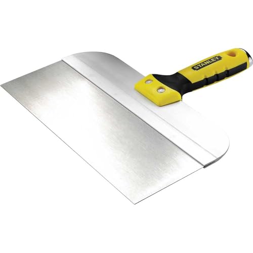 Hochwertiger Breitspachtel von Stanley mit 250 mm Klingenlänge, konisches Blatt und Griff aus Zinklegierung für korrosionsbeständigen Stahl
