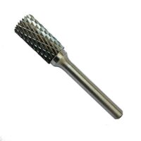 Weischer Frässtift Zylinderkopf Ø 10 mm, Rotationsfräser aus Wolframcarbid für Metall und Kunststoff