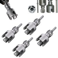 Gewindeschneider für Innen- und Außengewinde von Rohren, mit Elektrowerkzeug kompatibles PVC-Rohr-Innengewindeschneider-Set