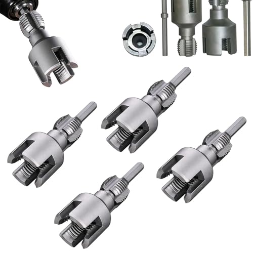 Gewindeschneider für Innen- und Außengewinde von Rohren, mit Elektrowerkzeug kompatibles PVC-Rohr-Innengewindeschneider-Set