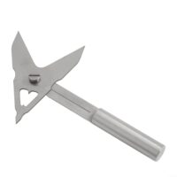 Professioneller Zentrierkantenfinder zum Bohren und Fräsen von Edelstahl- und Aluminiumrohren mit Nivellierungsfunktion für präzise Bearbeitungsaufgaben.