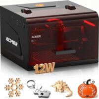 Hochpräzise Laser Cutter mit 7000mW für DIY-Projekte, Gravurfläche 150×150mm und Präzision von 0,01mm