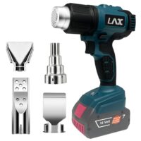 Akku Heißluftfön für Bosch Professional GBA 18V/ProCORE18V Akku, 1022 ℉ Akku Heißluftgebläse mit Einstellbarer Temperatur & Luftkontrolle für DIY, Basteln, Abziehen