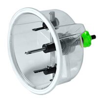 Hochwertiger Hartmetall Kreisschneider BERG BHC 125 mit stufenloser Einstellung und inkl. Hartmetall- und Stahlmesser-set für verschiedene Projekte