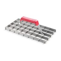 Professioneller Gitterrabot aus Stahl mit Kunststoffgriff für Bearbeitung und Aufrauen von Porenbeton, Kalkzementputz und Sandstein - Made in Deutschland