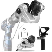 Elektrischer Bohrplattenschneider zum Schneiden von Blechen und Metall mit Akku, ideal für Handbohrmaschine oder Akkuschrauber