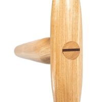 Charles Dowding Eschenspieler mit langem Griff, hergestellt in Großbritannien, hochwertiges Eschenholz, dauerhaftes Öl, perfekt für Löcher in Gartengestein oder Beton, robust und widerstandsfähig