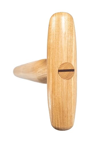 Charles Dowding Eschenspieler mit langem Griff, hergestellt in Großbritannien, hochwertiges Eschenholz, dauerhaftes Öl, perfekt für Löcher in Gartengestein oder Beton, robust und widerstandsfähig