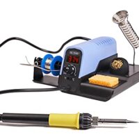 Digital regelbare Lötstation 480°C, 30 Watt, ideal für Anfänger und Profis zum Löten von Platinen, Mainboard, Elektrogeräten und Kabeln.