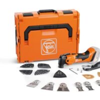 Fein Akku Multimaster AMM 500 Plus Top AS Bauwerkzeug Set, 18V, ohne Akku, Multitool, StarlockPlus, AMPShare, inkl. Zubehör-Set zum Sägen und Schleifen in Holz und Metall