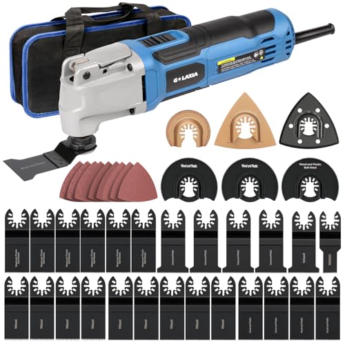 GALAXIA 260W Oszillierendes Multifunktionswerkzeug mit 6-stufiger Geschwindigkeitskontrolle für Schleifen, Sägen, Schneiden und Schaben