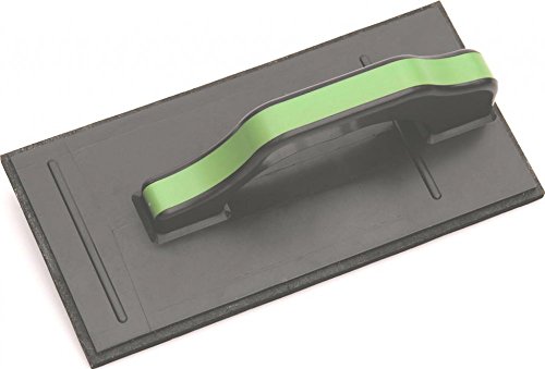 Hochwertiges Moosgummiausfugbrett für Fliesen, Platten und Mosaik, schwarzes Design, 140 x 280 mm groß