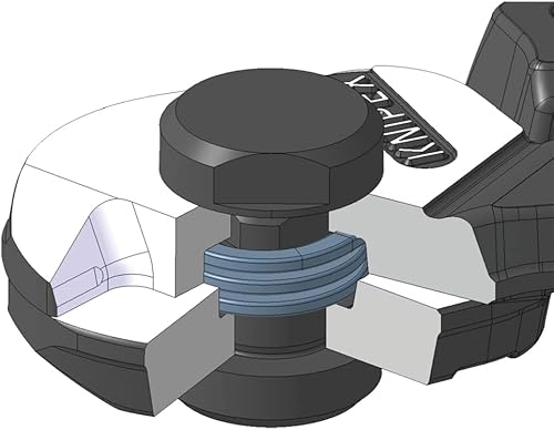 KNIPEX Drahtseilschere - Hochwertiges Werkzeug für Handwerker und Heimwerker, geschmiedet in Blister mit Mehrkomponenten-Hüllen, integrierte Befestigungsöse zum Anbringen einer Werkzeughalter oder eines anderen Zubehörs