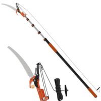 Manuelle hochentaster für Baumbeschneidung, Astsäge Teleskop mit 1,5-6m Teleskopstange, Baumsäge Teleskop für Gärten, Forstwirtschaft und Landwirtschaft