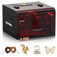 Hochpräzise Lasergraviermaschine für DIY-Projekte mit hoher Präzision und kleiner Geschlossen Sicherheit. Geeignet für Holz, Metall, Acryl und Leder.