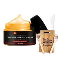 Manolyee Wood Burning Paste - Verbrennungsgel für Holzbearbeitung, einfache Auftragsbrennpaste für Kunstwerke und DIY-Artikel