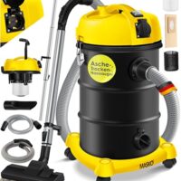 Industriestaubsauger mit vielfältigen Funktionen: Trockensaugen, Nass-Saugen, Aschesaugen und Blasfunktion