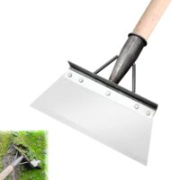 Multifunktionale Reinigungsschaufel zum Unkraut entfernen, Eisschaben und Schnee glätten sowie als Flachschaber für Gartenarbeiten