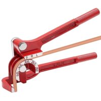 Rohrbiegegerät 3 in 1 für Kupfer, Messing und Aluminium - Biegwerkzeug mit 180 Grad Winkelbereich