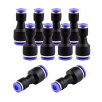 Pneumatische Reduzierstücke mit 10mm Durchmesser für den Anschluss an Luft und Wasser, schnelle und einfache Installation